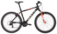 Велосипед 17" Bulls Pulsar Eco black matt (neon orange/white all matt)